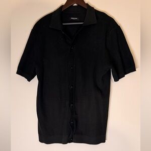 Kenneth Cole Black Knit Sweater